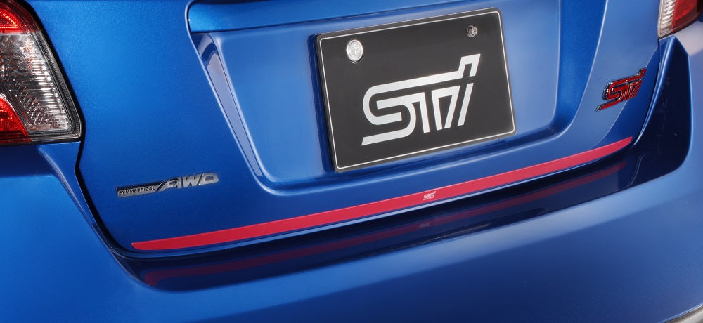 STI TRUNK LID GARNISH CHERRY RED For SUBARU WRX STI (VA) ST91042VV080