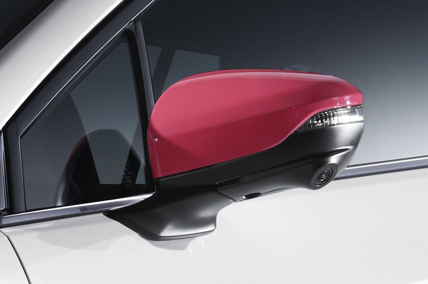 STI DOOR MIRROR COVER CHERRY RED RH FOR SUBARU LEVORG VN ST91054VR010