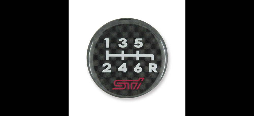 STI SHIFT PATTERN EMBLEM 6MT  For SUBARU WRX STI (VA) STSG13100830