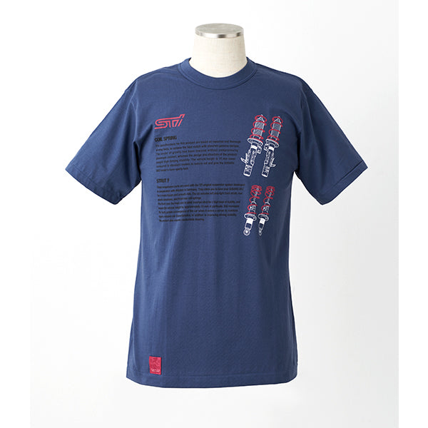 STI STI SPORTS PARTS T-SHIRT SUSPENSION M SHIRT GOODS   STSG17100710