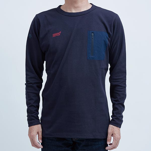 STI LONG SLEEVE SHIRT (NAVY) S For STSG19100060