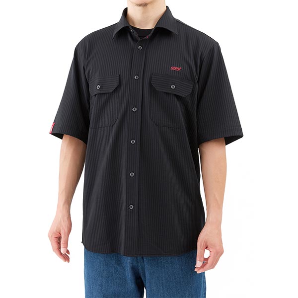 STI DRIVING SHIRT (SHORT SLEEVE WORK SHIRT) BLACK XL For STSG20100400
