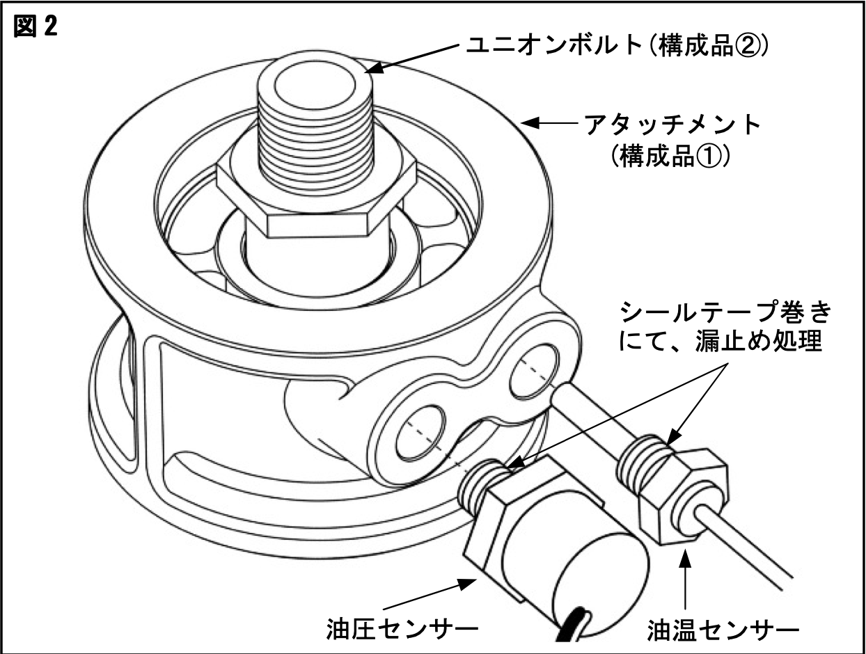 TRD Sensor attachment for oil temperature and pressure For 86 (ZN6) MS131-18001 - Black Hawk Japan