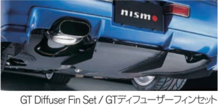 NISMO GT DIFFUSER FIN SET  For Skyline GT-R BNR34 RB26DETT 748A2-RSR45