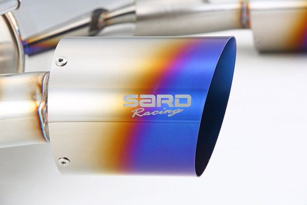 SARD SU-Z STAINLESS MUFFLER TYPE II WITH CENTER PIPE 