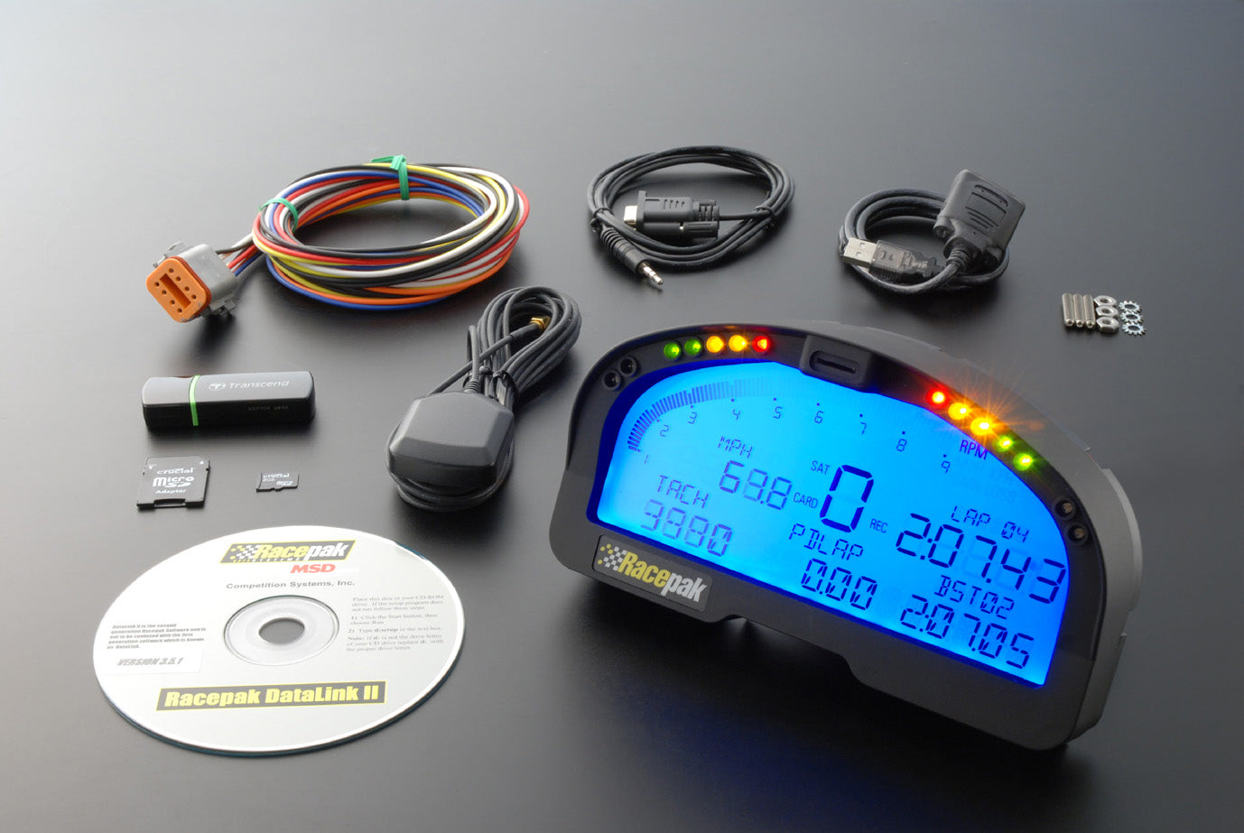 RACEPAK IQ3 LOGGER DASH  For UNIVERSAL FITTING  250DSIQ3LD