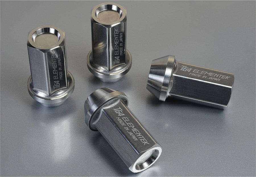 KYO-EI TI64 ELEMENTEK FORGED TITANIUM NUT 4PCS TI64 M12xP1.5 TI01