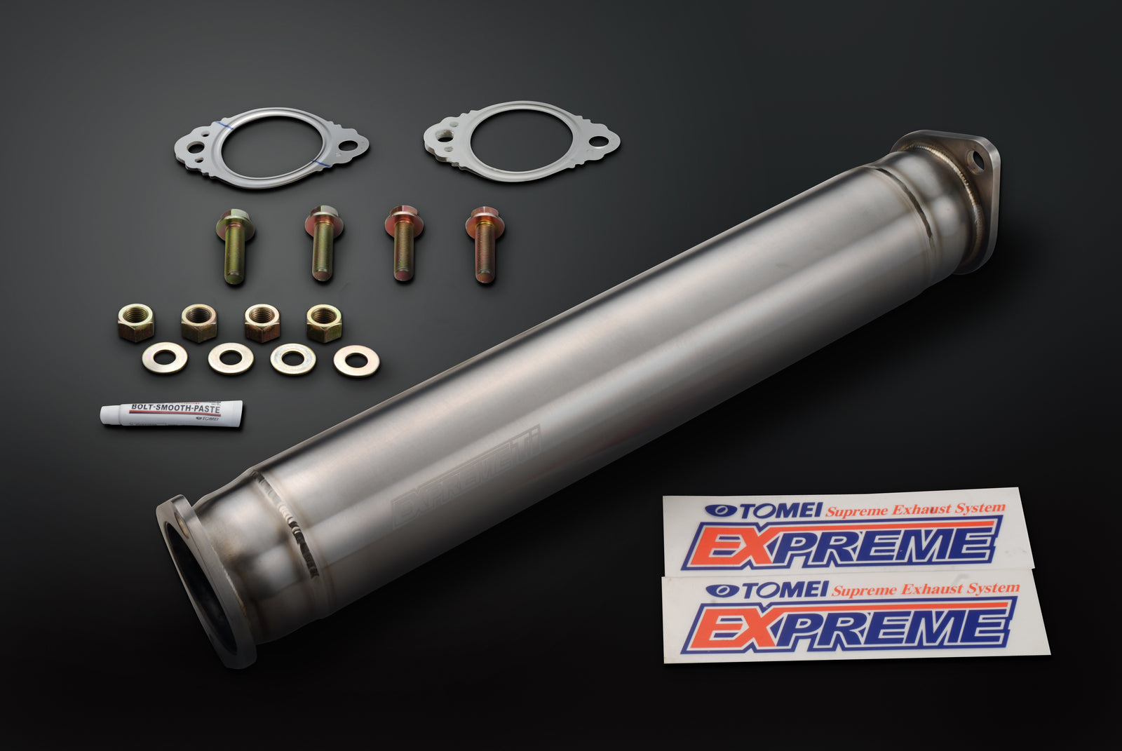 TOMEI EXPREME Ti TITANIUM CAT STRAIGHT PIPE  For EVO 7-9 4G63 431003