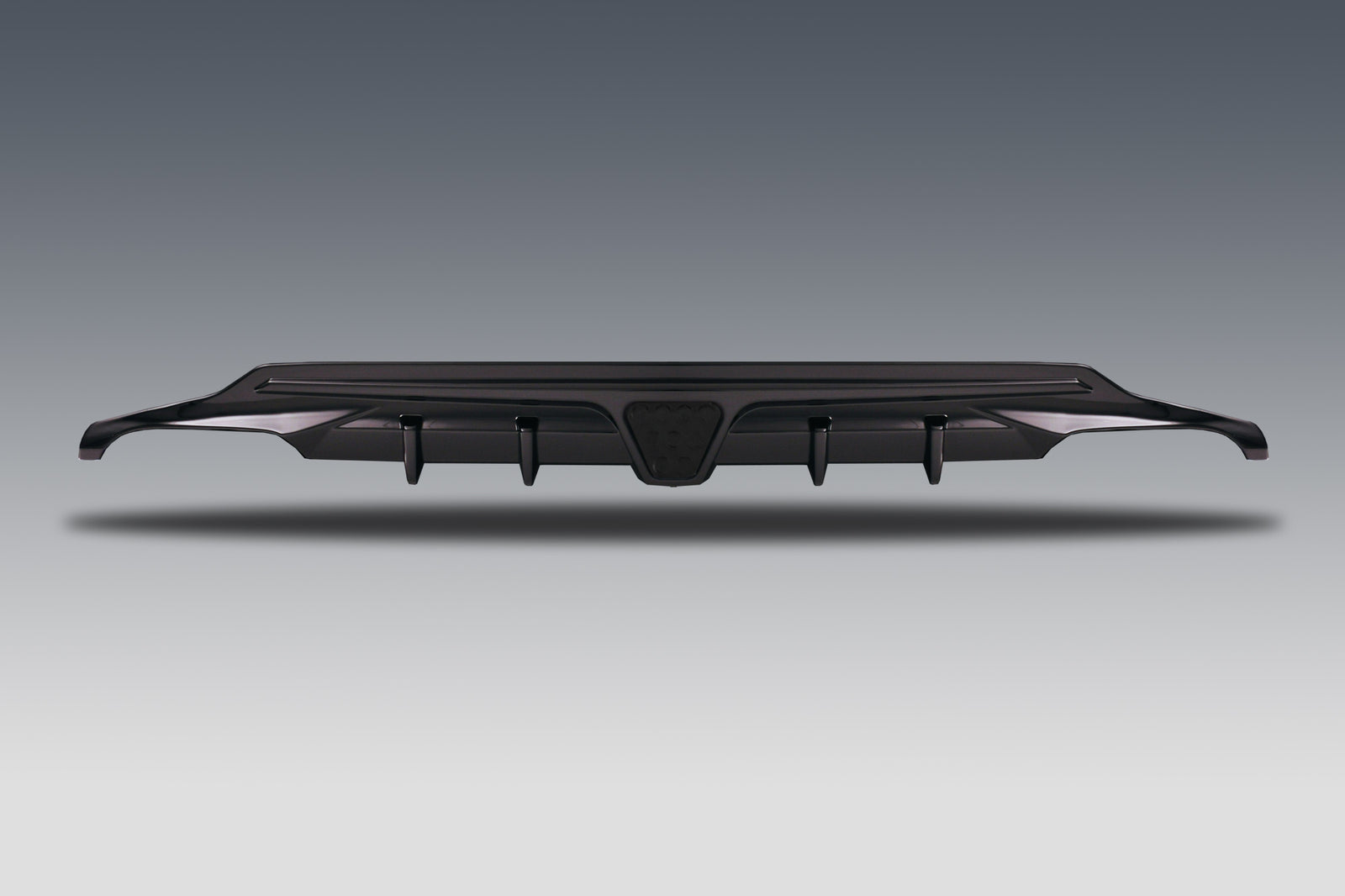 NOBLESSE REAR DIFFUSER GUNMETAL (W FOG LIGHTS) FOR TOYOTA ALPHARD VELLFIRE AYH30 AGH30 30AV-RD1-030-LED-BFG-090