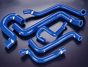 SAMCO SPORT COOLANT HOSE KIT ORANGE FOR VOLKSWAGEN GOLF 2 19E GTI AIR CONDITIONED LHD 40TCS141-C-ORANGE
