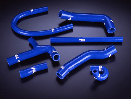 SAMCO SPORT COOLANT HOSE KIT BLUE FOR VOLKSWAGEN GOLF 2 19E GTI (CONCURRENT SPEC) 40TCS51-16V-C-BLUE