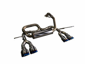 BLITZ NUR-SPEC CUSTOM EDITION QUAD EXHAUST TI For TOYOTA YARIS HYBRID MXPH10 63567V