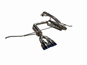 BLITZ NUR-SPEC CUSTOM EDITION EXHAUST TI For TOYOTA YARIS MXPA10 63572V - Black Hawk Japan
