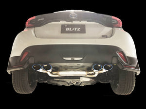BLITZ NUR-SPEC CUSTOM EDITION QUAD EXHAUST TI For TOYOTA YARIS HYBRID MXPH15 63568V - Black Hawk Japan