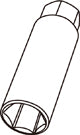 KYO-EI WIDE TREAD SPACER (LAND CRUISER 100, 200 ONLY) PARTS (1) ADAPTER FOR 25 ~ 30MM A39