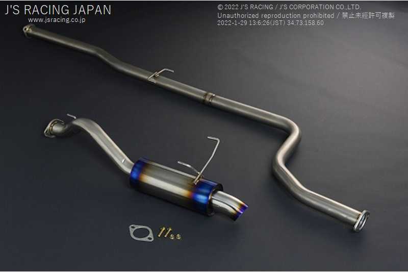 J'S RACING SUS EXHAUST PLUS 60RR FOR HONDA CIVIC EK4 B16A T304-H4-60RR