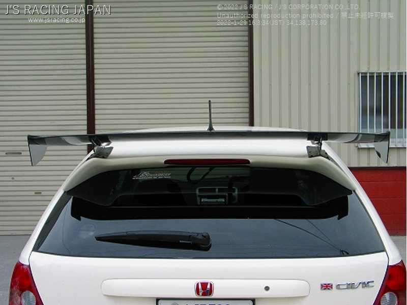 J'S RACING 3D GT-WING WET CARBON FOR HONDA CIVIC EP3 K20A DGW1-P3-W