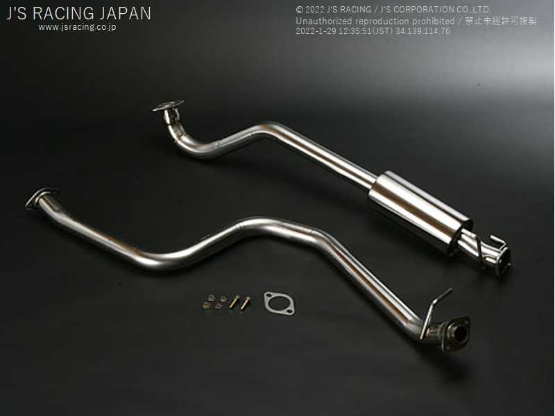 J'S RACING R304 SUS EXHAUST SYSTEM CENTER PIPE 60C FOR HONDA STREAM RN6-9  R18A R20A R304-SM2-60C