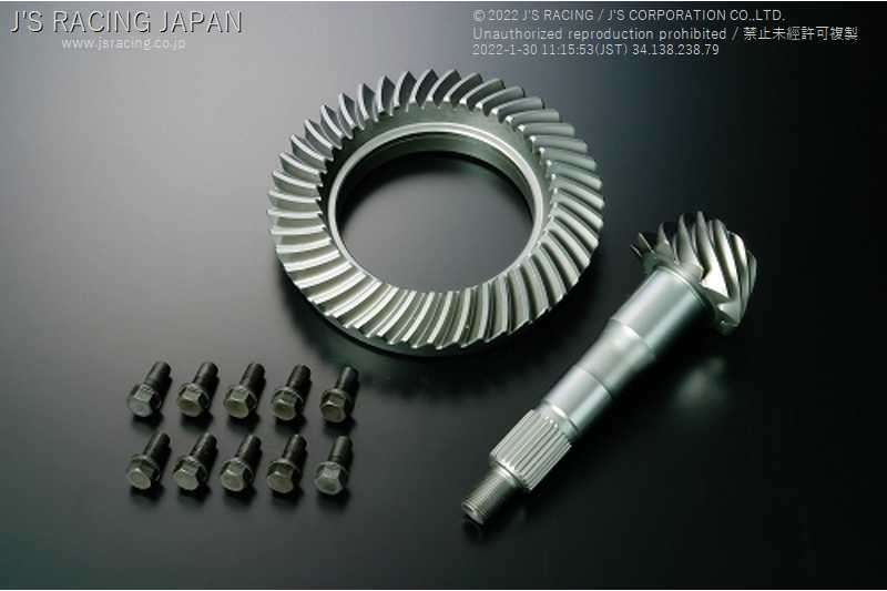J'S RACING WPC + PIP-SN 4.7 FINAL GEAR SET FOR HONDA S2000 AP1 2 F20C F22C FGW-S1-47 - Black Hawk Japan
