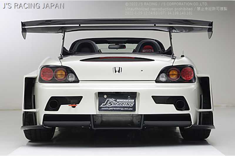 J'S RACING TYPE-GT R304 SUS EXHAUST DUAL 70RS FOR HONDA S2000 AP1 2 F20C F22C GTR304W-S1-70RS