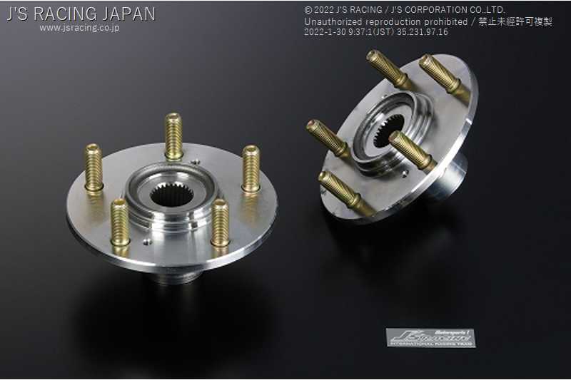 J'S RACING HIGH FREQUENCY FRONT HUB ASSEMBLY FOR HONDA CIVIC EP3 K20A KHA-P3-F