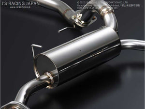 J'S RACING FX-PRO FULL TITANIUM MUFFLER DUAL 70RS FOR HONDA CIVIC FK2 FTMW4-K2-70RS