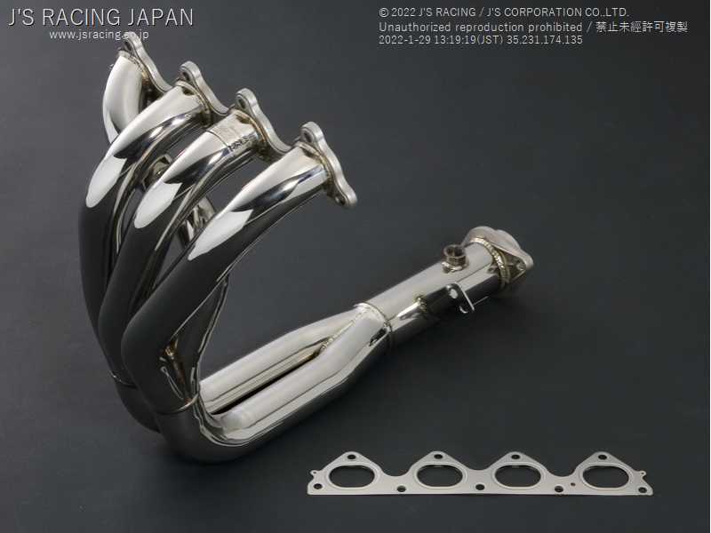 J'S RACING 4-2-1 STAINLESS EX MANI FOR HONDA INTEGRA DC2 B18C XA-T2