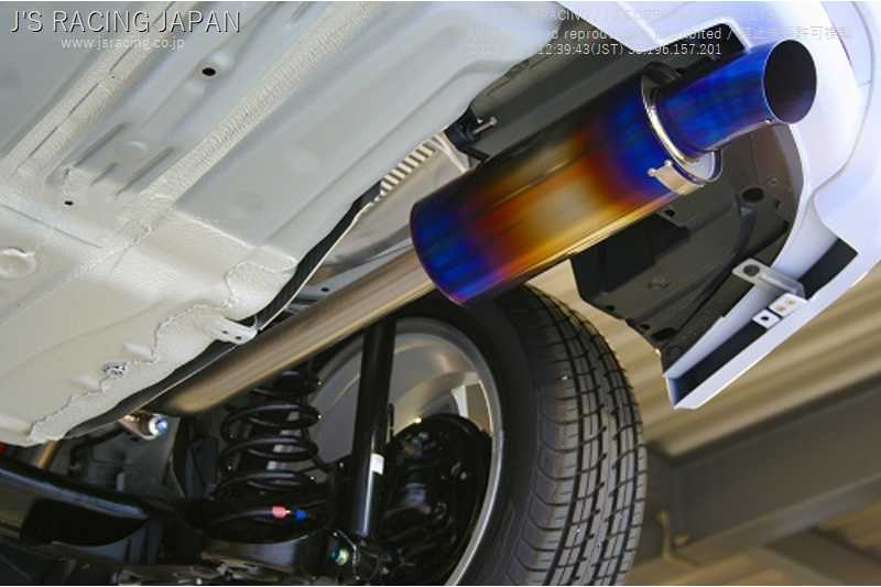 J'S RACING R304 SUS EXHAUST 50R FOR HONDA INSIGHT ZE2 LDA-MF6 R304-IS2-50R