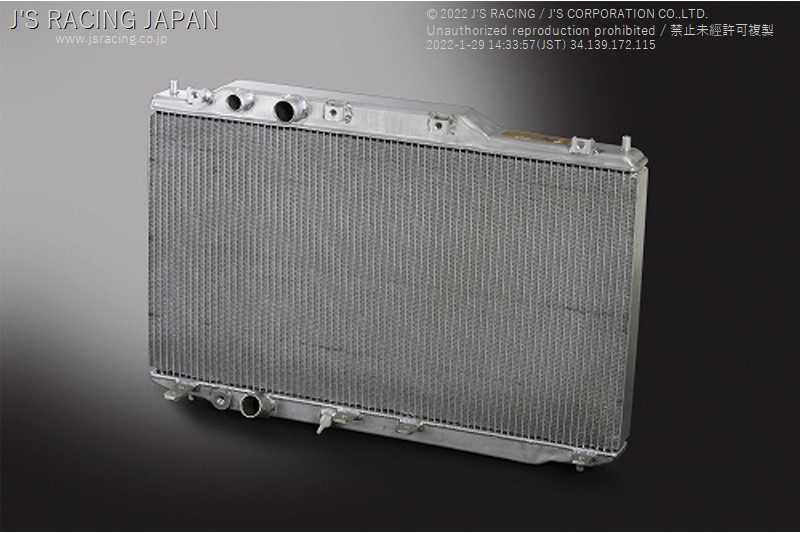 J'S RACING ALUMINUM SPL RADIATOR RR FOR HONDA CIVIC FN2 RAS-FN2-RR - Black Hawk Japan