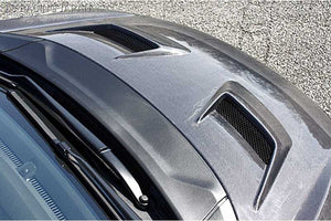 J'S RACING AERO BONNET TYPE-V CARBON FRP FOR HONDA FIT GP5 ABV-F5HR-C