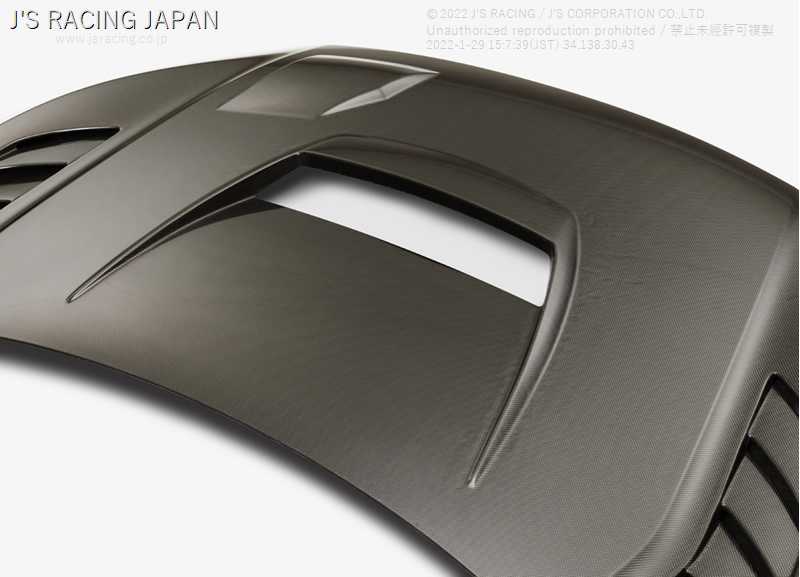 J'S RACING AERO BONNET TYPE-V CARBON CARBON FOR HONDA CIVIC FK8 ABV-K8-CC