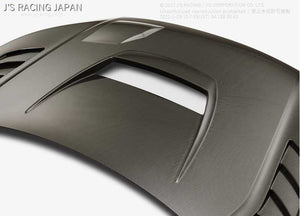 J'S RACING AERO BONNET TYPE-V CARBON CARBON FOR HONDA CIVIC FK8 ABV-K8-CC