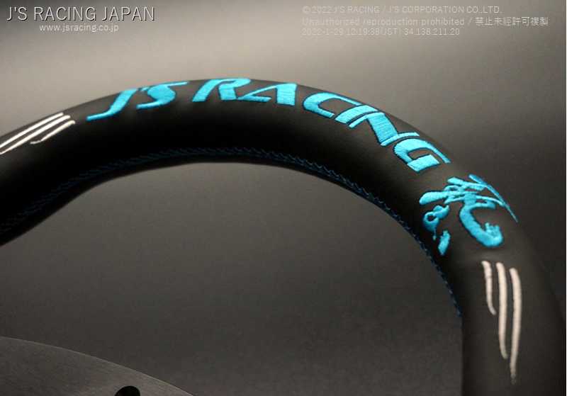 J'S RACING XR STEERING TYPE-F 69 LIMITED BLUE LEATHER XRSG-TF69-BLL