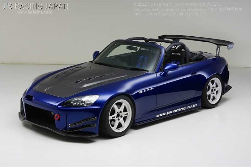 J'S RACING FRONT BUMPER TYPE-S 2.0 CFRP FOR HONDA S2000 AP1 2 F20C F22C JSF-S1-C2