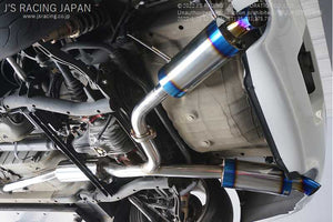J'S RACING R304 SUS EXHAUST DUAL 60RS FOR HONDA S2000 AP1 2 F20C F22C R304W-S1-60RS - Black Hawk Japan