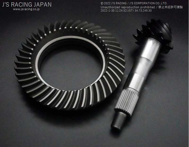 J'S RACING DLC + WPC 3.9 FINAL GEAR SET FOR HONDA S2000 AP1 2 F20C F22C FGD-S1-39