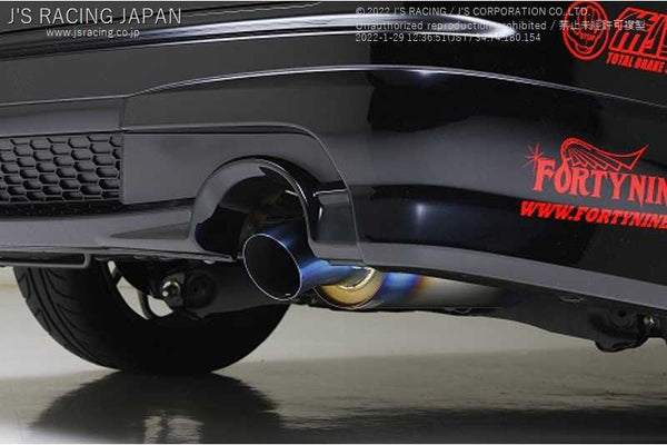 J'S RACING R304 SUS EXHAUST 60R FOR HONDA STREAM RN6 8 R18A R20A  R304-SM2-60R