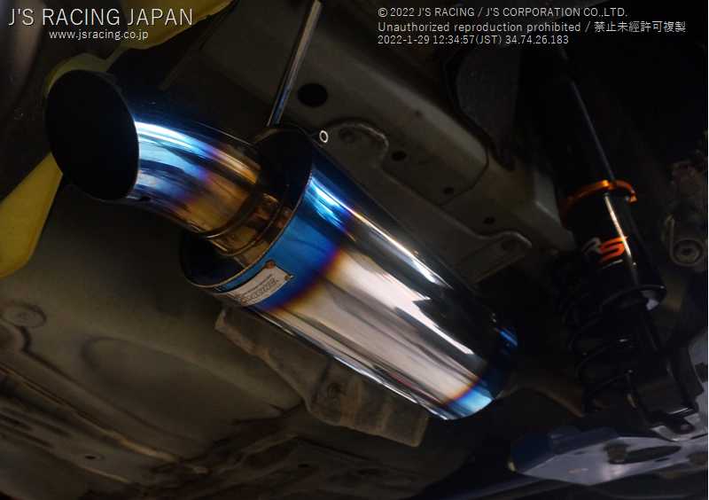 J'S RACING R304 SUS EXHAUST 50RS FOR HONDA FIT GK5 R304-F5-50RS