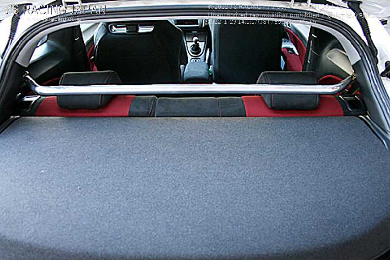 J'S RACING SPL REAR PILLAR BAR FOR HONDA CIVIC FN2 PBS-FN2 - Black Hawk Japan