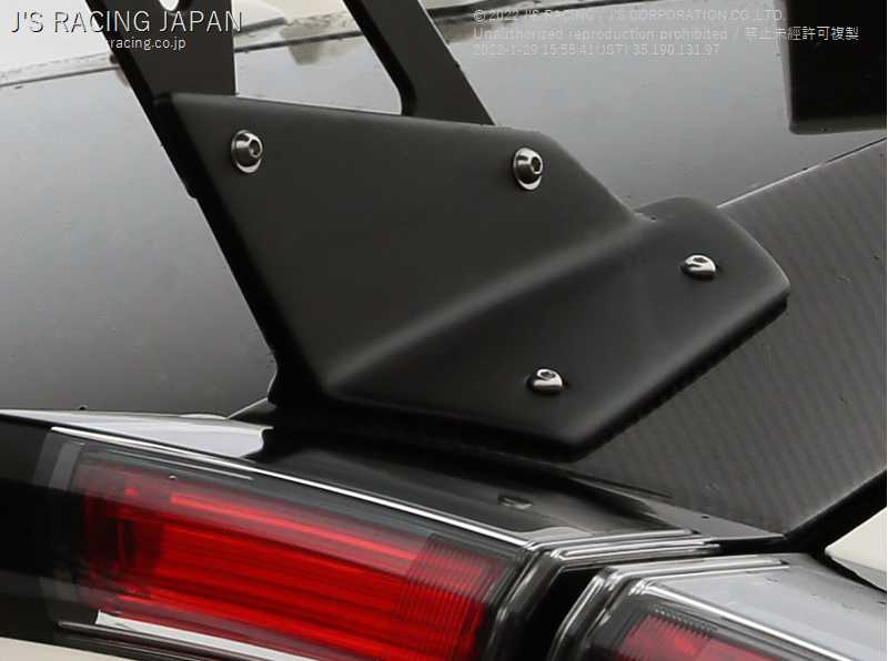 J'S RACING 3D GT-WING TYPE1 WET CARBON 1540 FOR HONDA CIVIC FK8