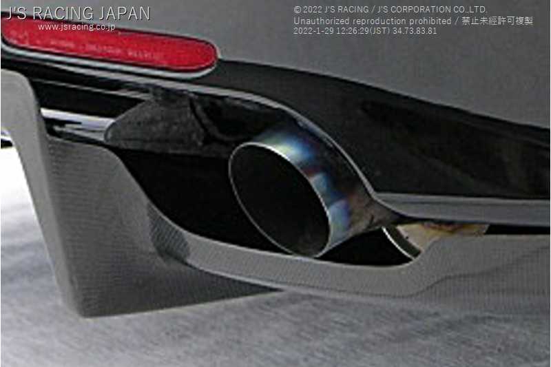 J'S RACING R304 SUS EXHAUST DUAL 60RS FOR HONDA ACCORD CL7 K20A R304W-E2-60RS