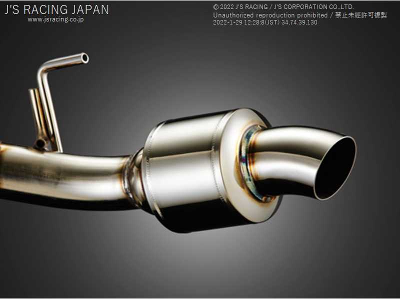 J'S RACING R304 SUS EXHAUST SYSTEM 50RS FOR HONDA N-ONE JG1 NA R304-NO1N-50RS