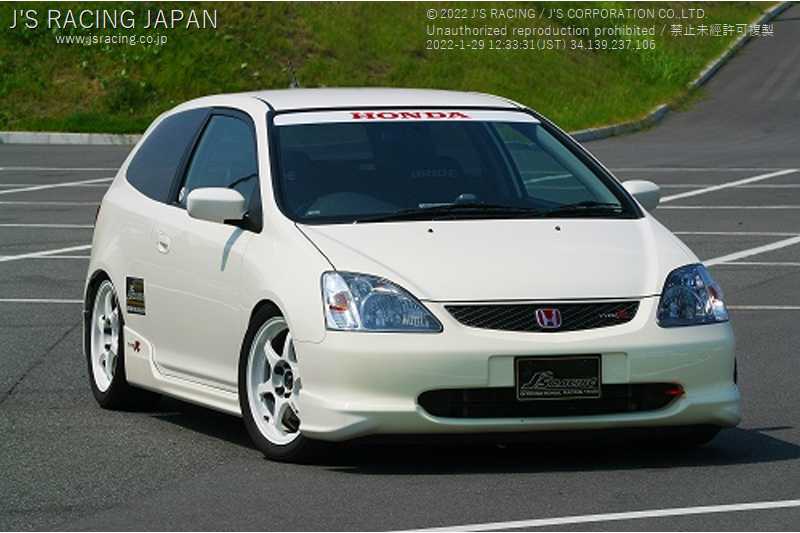 J'S RACING R304 SUS EXHAUST 60RS FOR HONDA CIVIC EP3 K20A R304-P3-60RS