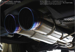 J'S RACING SUS EXHAUST PLUS LEGAL DUAL 70RS FOR HONDA CIVIC FK8 T304W-K8L-70RS