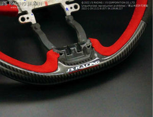 J'S RACING SPORT STEERING FK7 CARBON LEATHER FOR HONDA CIVIC FK7 SSG-K7-CL