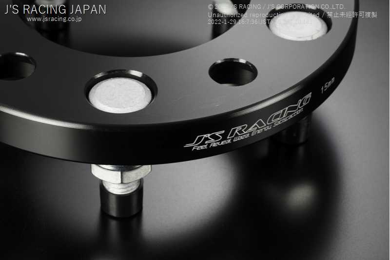 J'S RACING FORGED WIDE TREAD SPACER 25MM 5H WTS-A25