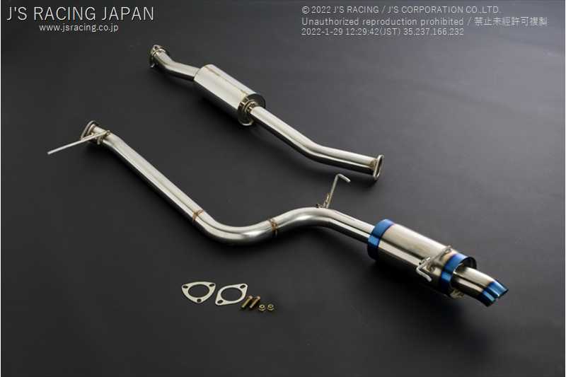 J'S RACING R304 SUS EXHAUST 60RS FOR HONDA ACCORD CL7 K20A R304-E2
