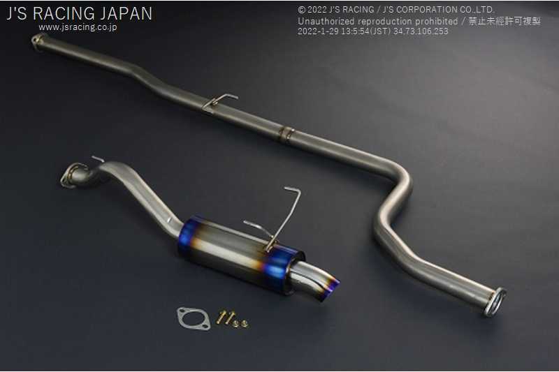 J'S RACING SUS EXHAUST PLUS 60RR FOR HONDA CIVIC EG6 B16A T304-H3