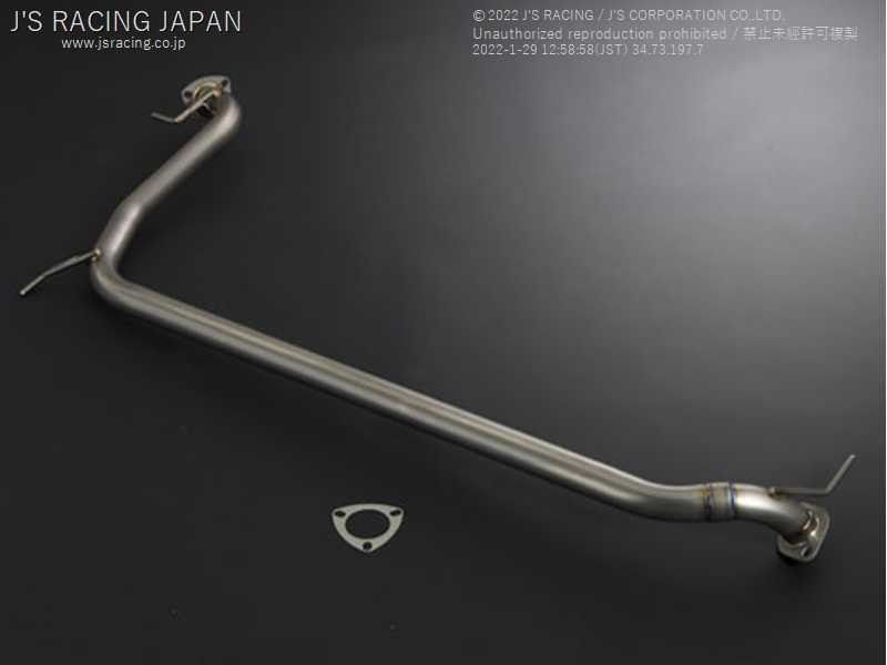 J'S RACING FX-PRO FULL TITANIUM MUFFLER CENTER PIPE 50C FOR HONDA FIT GP4 RS FTM-F3HR-50C