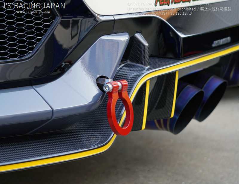 J'S RACING REAR TOW HOOK FOR HONDA CIVIC FK8 KF-K8-R